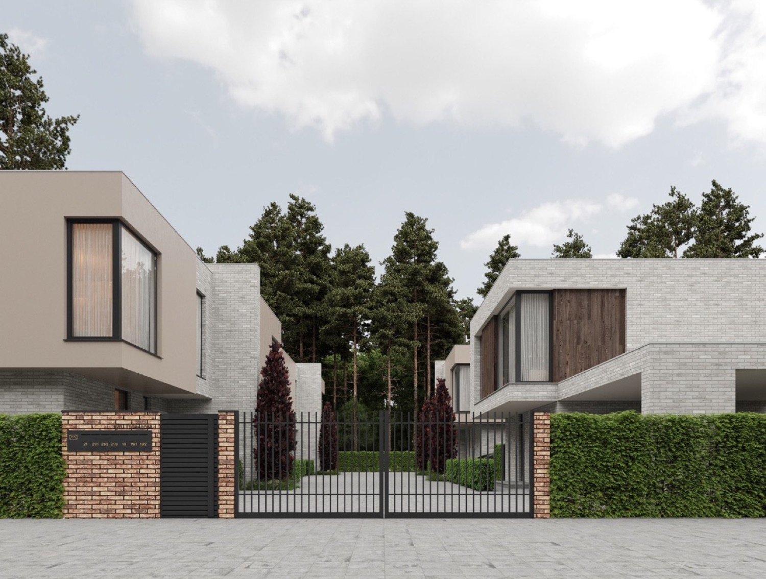 Дуплекси Lagom Home серед сосен, Жуляни