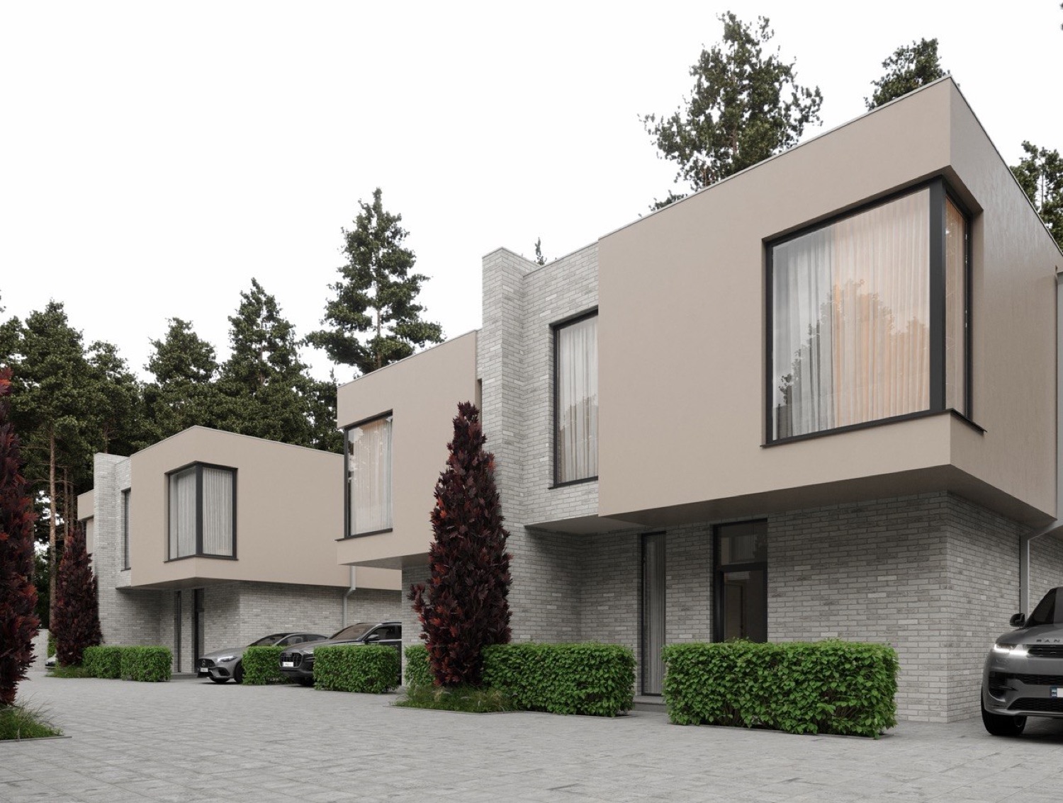 Квартал Lagom Home — під'їзна алея