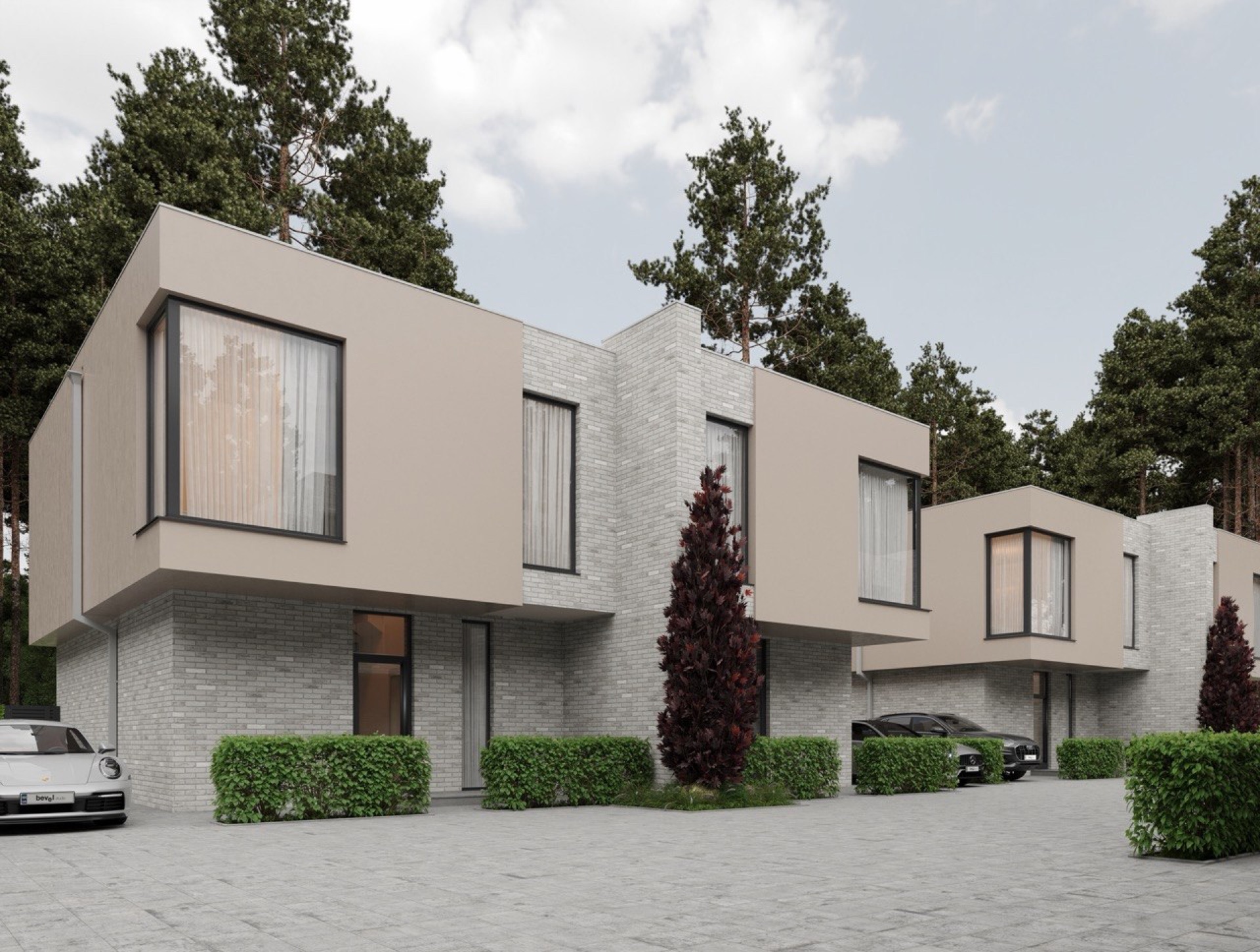 Дуплекси Lagom Home серед сосен, Жуляни